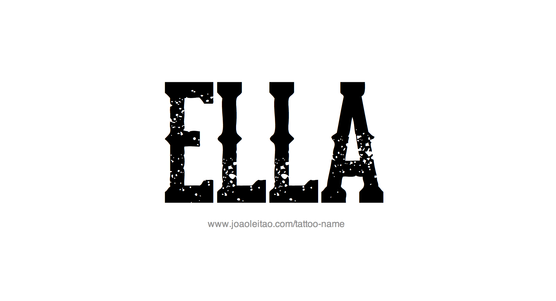 Ella Name Tattoo Designs Design Talk